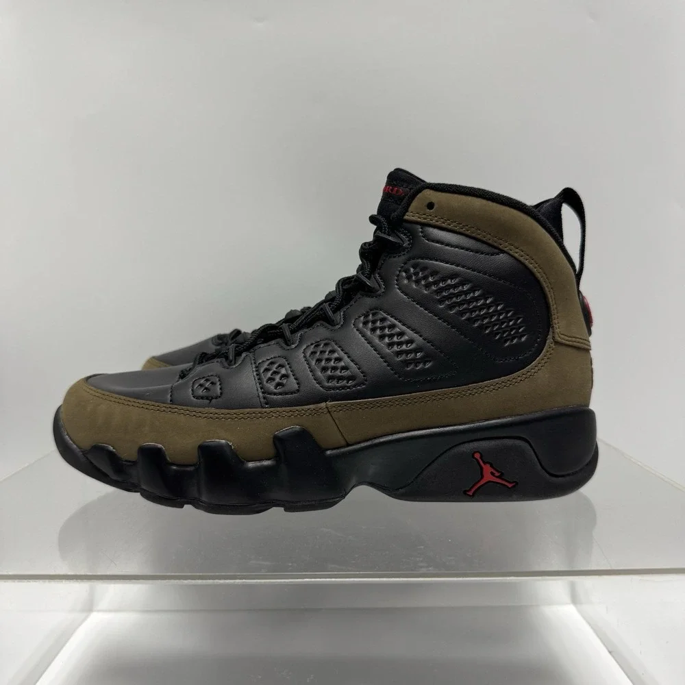 Brand New Nike Air Jordan 9 Retro GS Black Olive HV4574-030 Size 6.5Y Youth